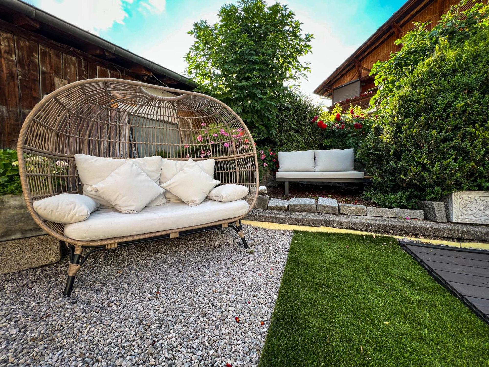 Mitten Im Zentrum Ferienwohnungen Mit Sonniger Terrasse Telfs Esterno foto